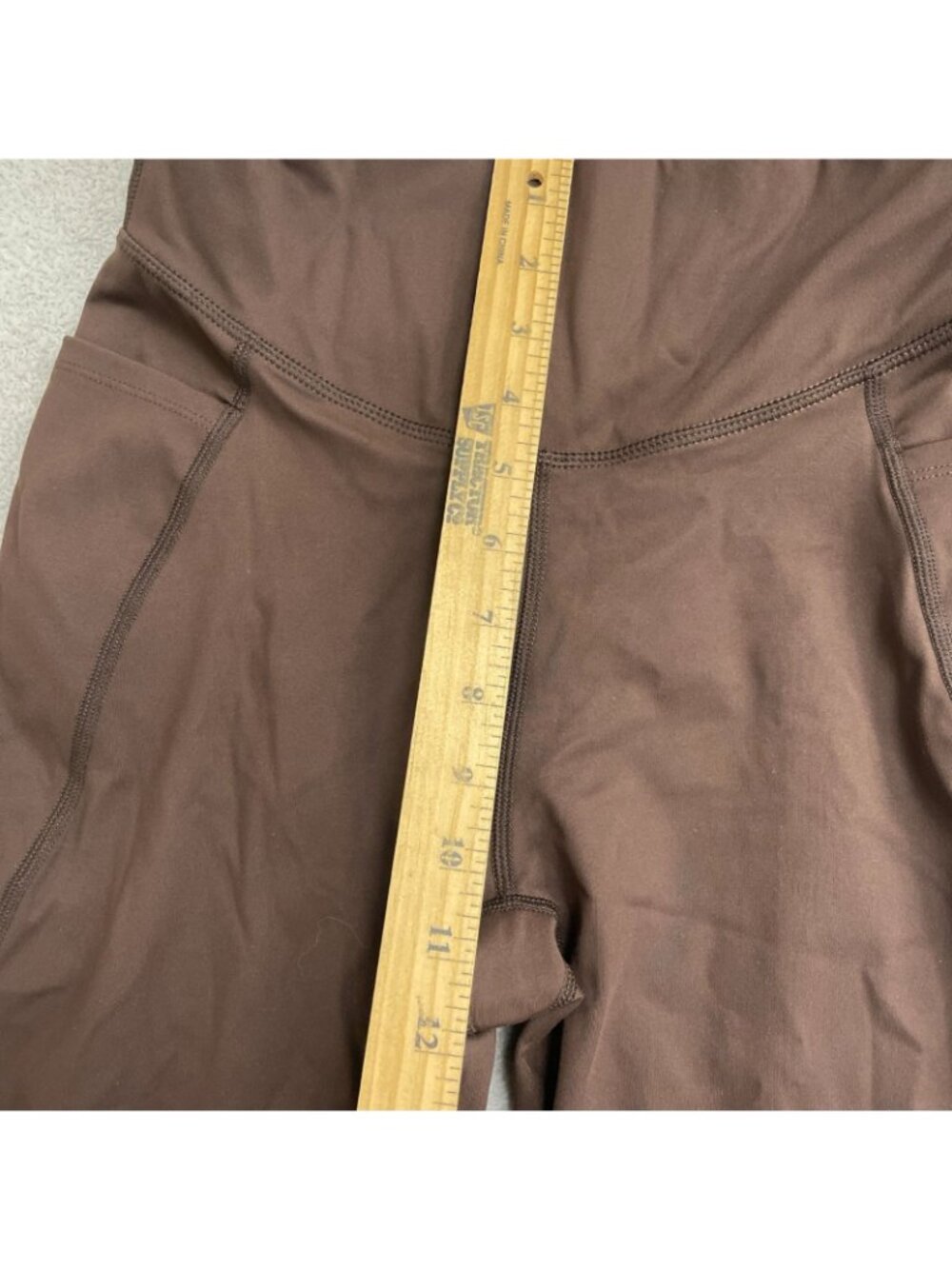 NWT Jockey Women's M Espresso Yoga Pants Wide Leg Pockets B0938 - Picture 7 of 14